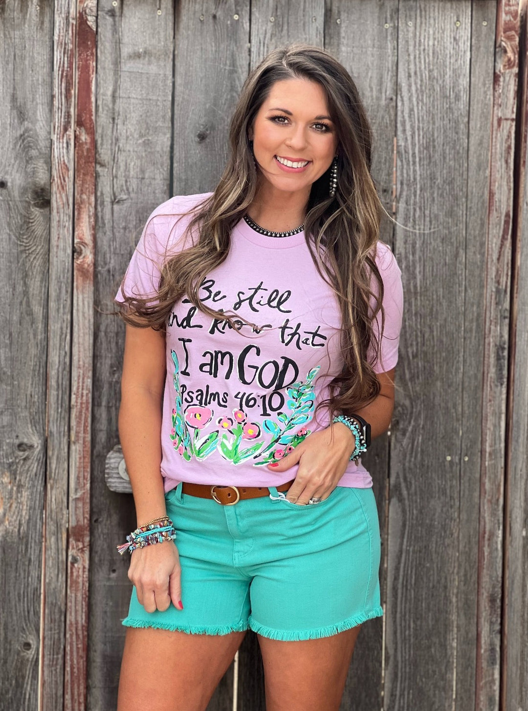 Callie's Be Still & Know Graphic Tee by Texas True Threads