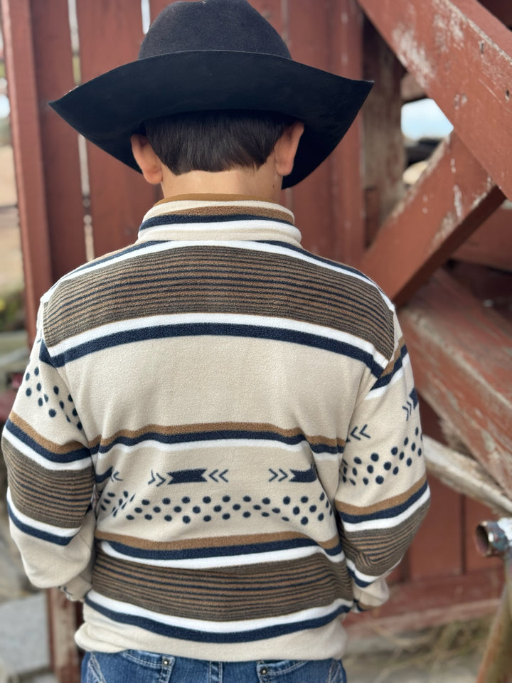 Owen Cream Polar Fleece Pullover by Cinch