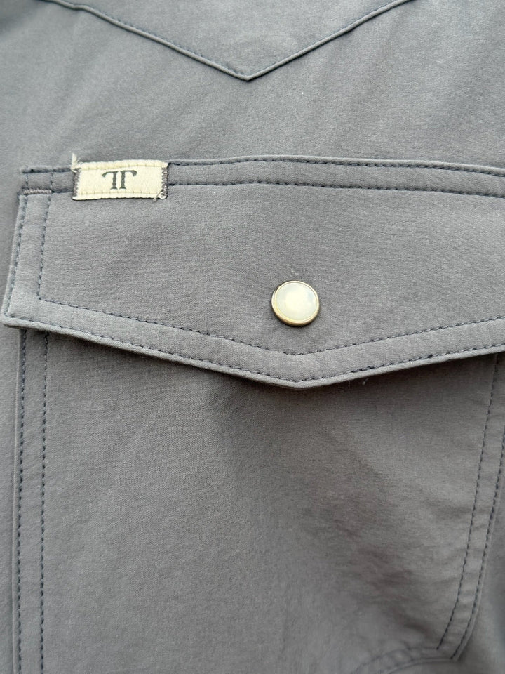 Core - Men's Grey Short Sleeve Snap Shirt by Ferrell