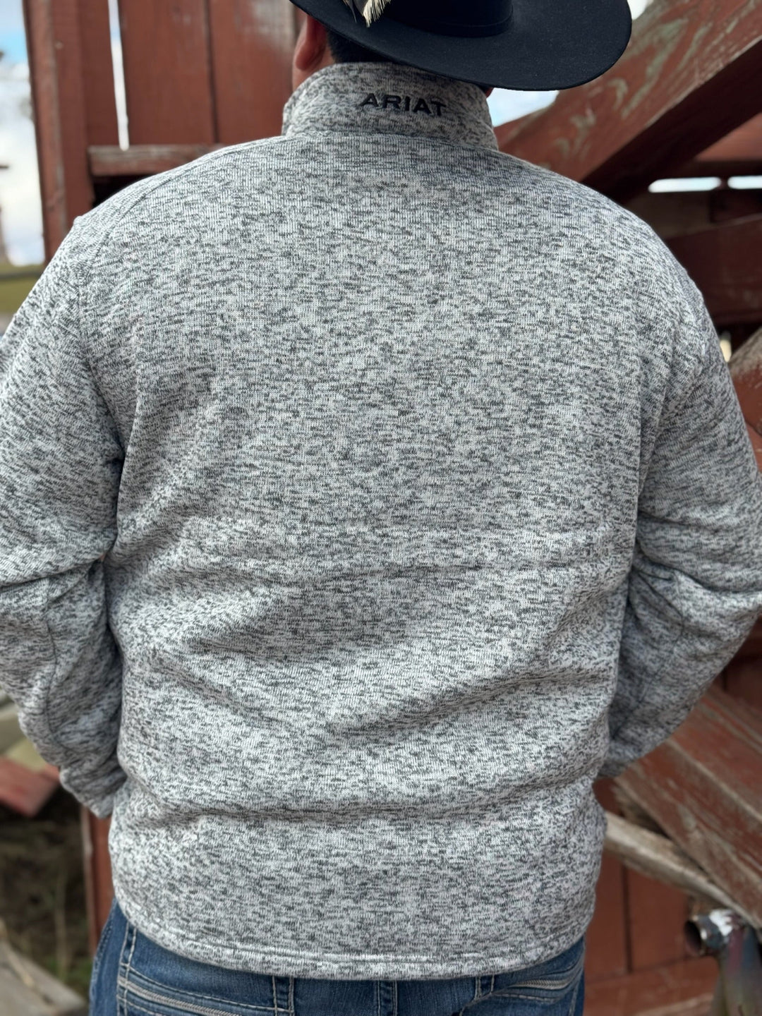 Men's Caldwell Logo 1/4 Zip Pullover by Ariat