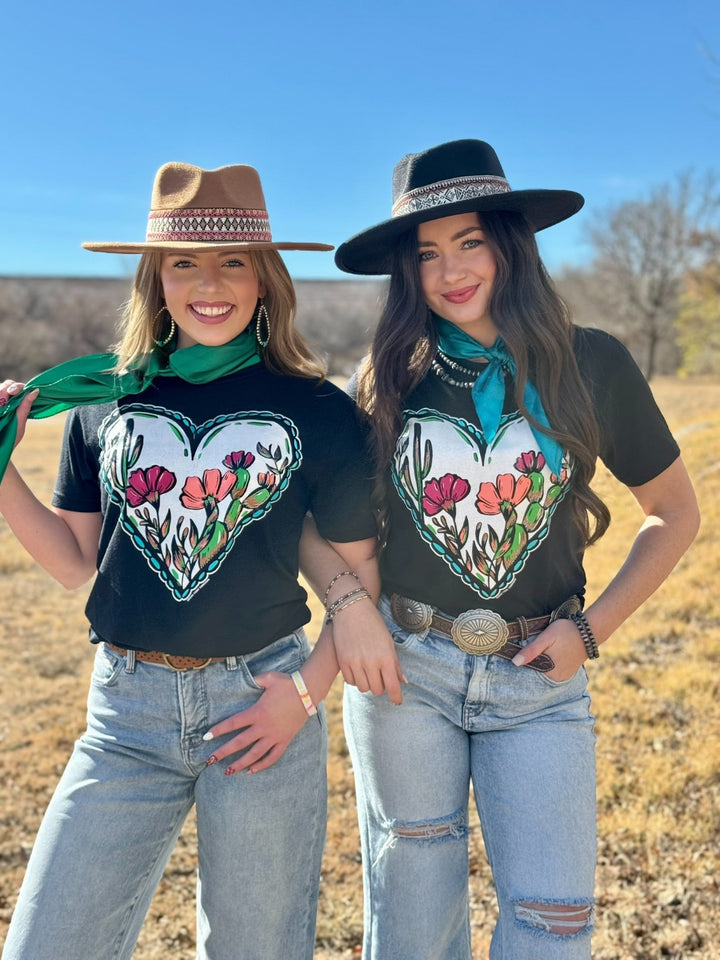 Lauren's Western Heart Graphic Tee by Texas True Threads