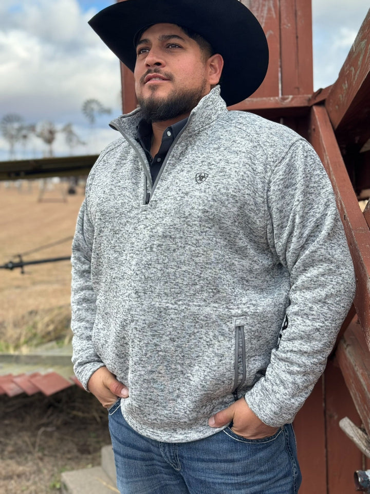 Men's Caldwell Logo 1/4 Zip Pullover by Ariat
