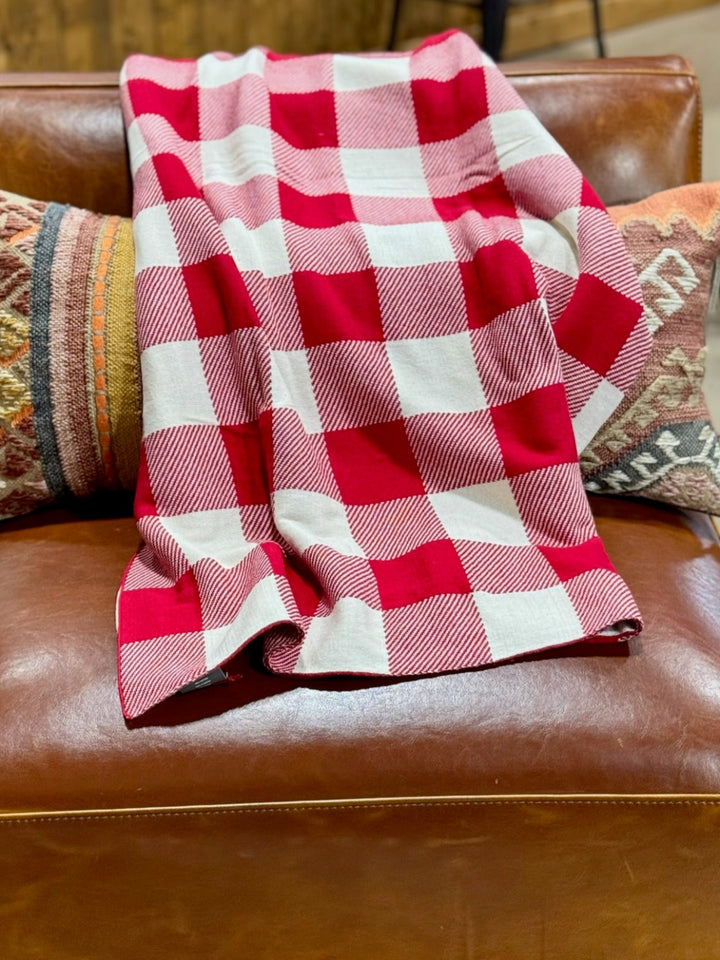 Cotton Throw Blanket by Myra