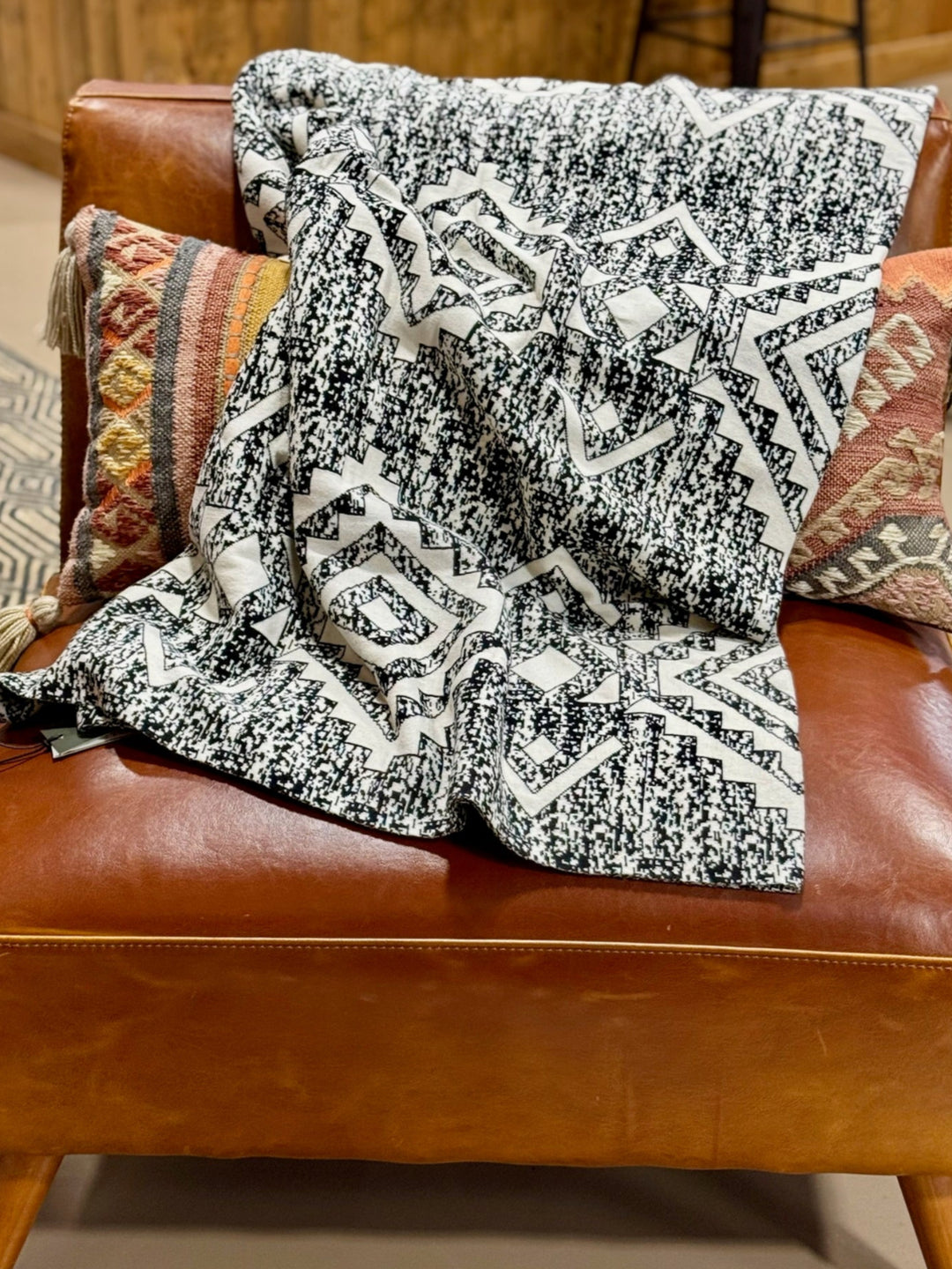 Cotton Throw Blanket by Myra