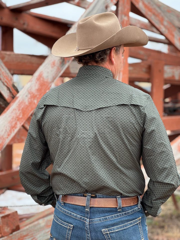 The Buddy Green Long Sleeve Snap Shirt by Ferrell