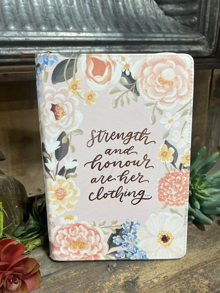 Strength & Honor Prov. 31:25 Zip Journal