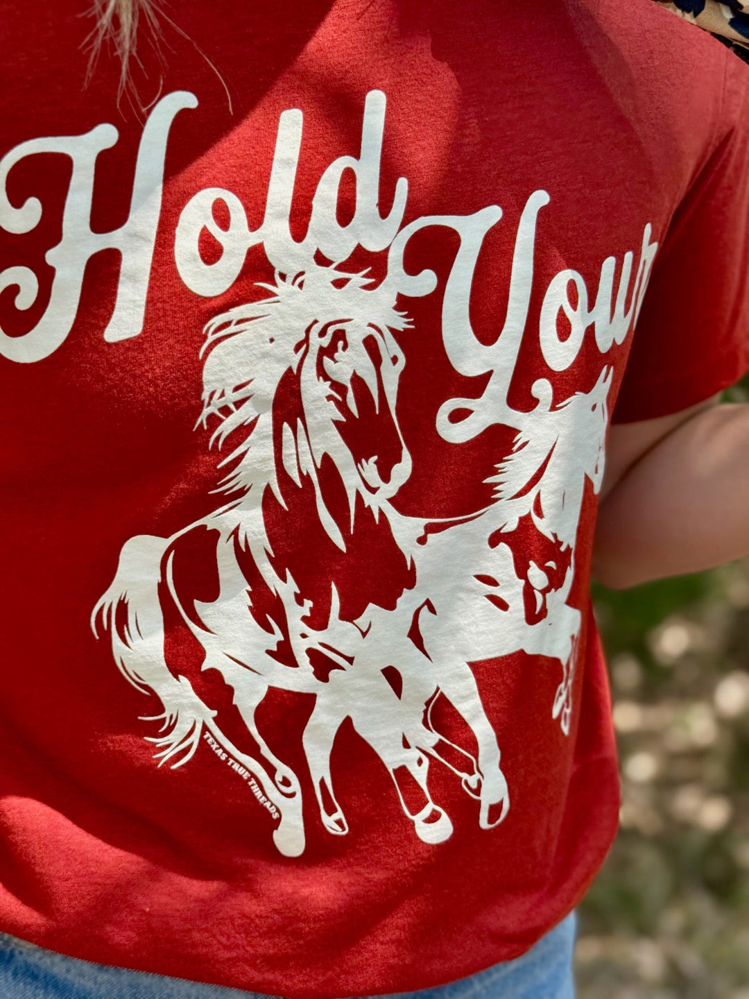 Hold Your Horses Tee by Texas True Threads