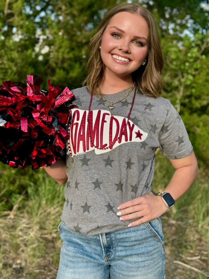 Customized Pennant Game Day Graphic Tee by Texas True Threads
