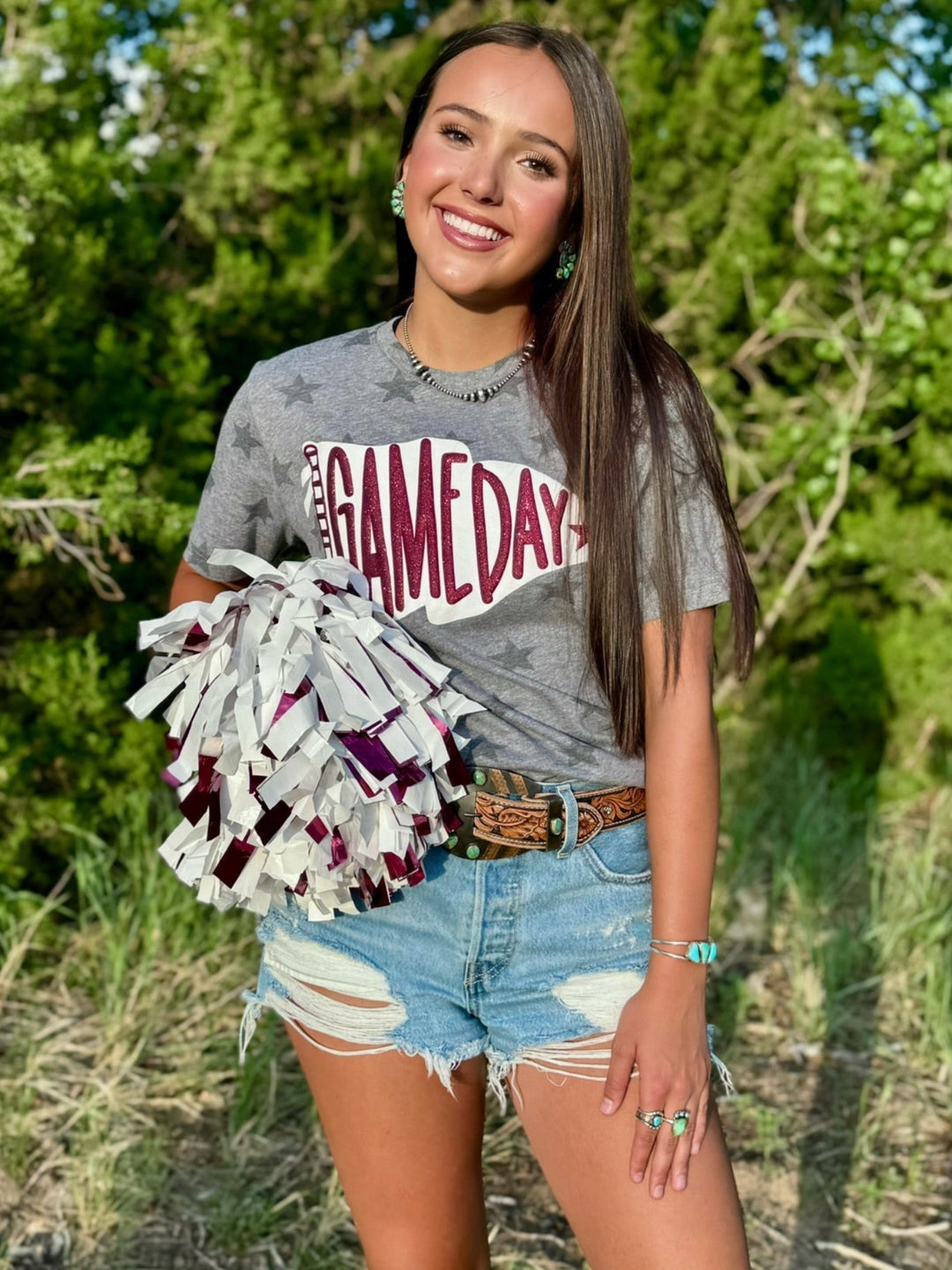 Customized Pennant Game Day Graphic Tee by Texas True Threads