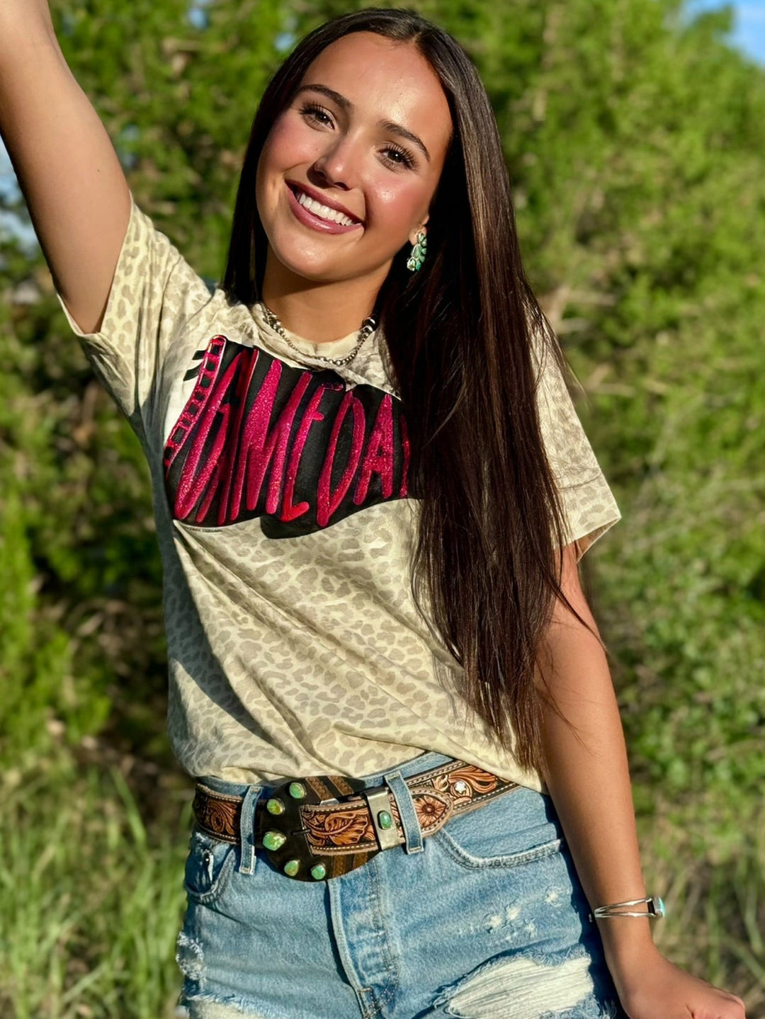 Customized Pennant Game Day Graphic Tee by Texas True Threads