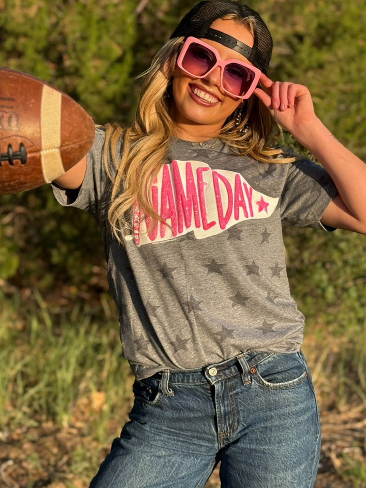Customized Pennant Game Day Graphic Tee by Texas True Threads