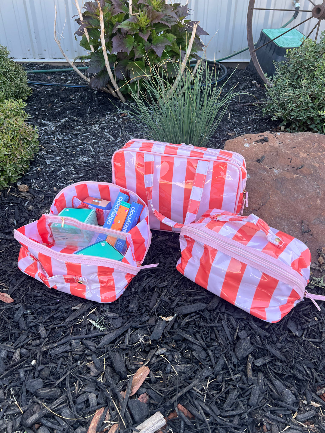 Gloss & Go Colorful Cosmetic/Toiletry Bag
