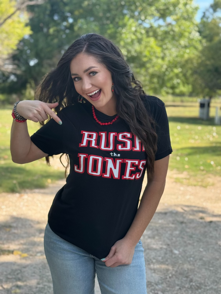 Original Rush the Jones Graphic Tee by Texas True Threads