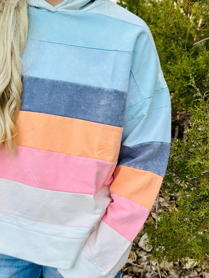 Painted Horizon Hooded Pullover