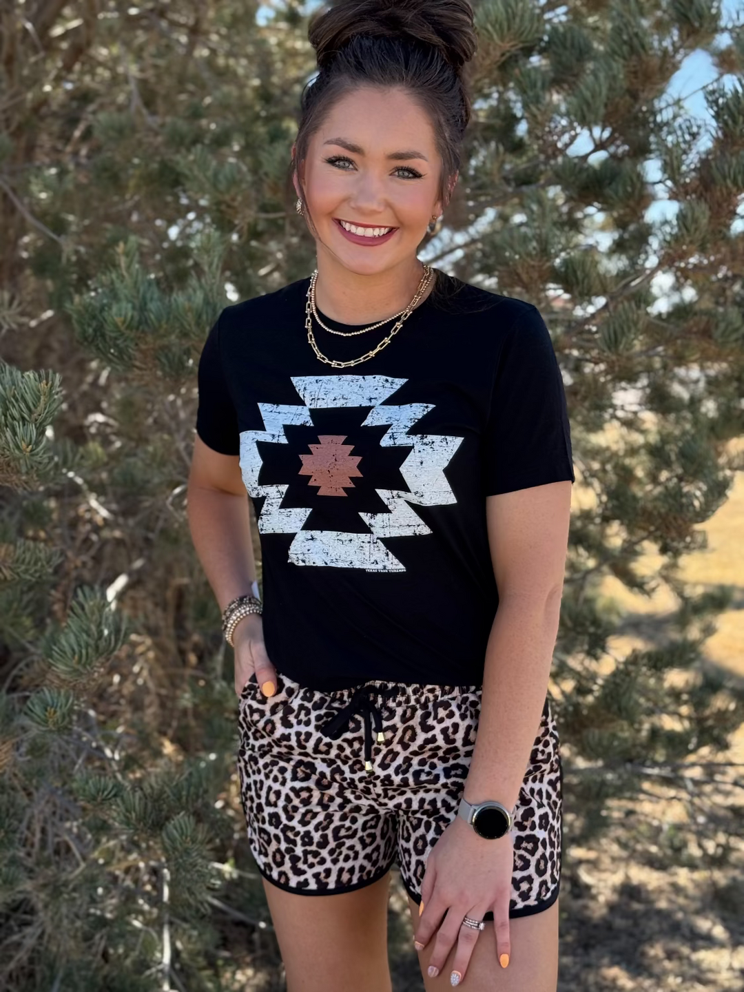 Jess Lea Leopard Shorts