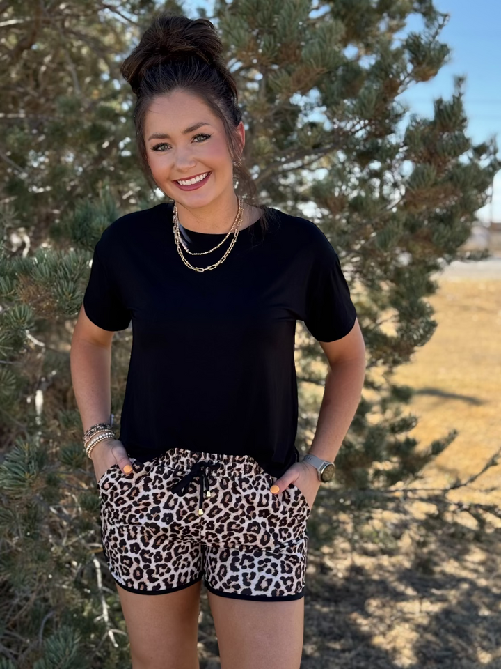 Jess Lea Leopard Shorts
