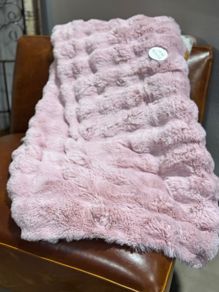 Faux Fur Throw Blanket
