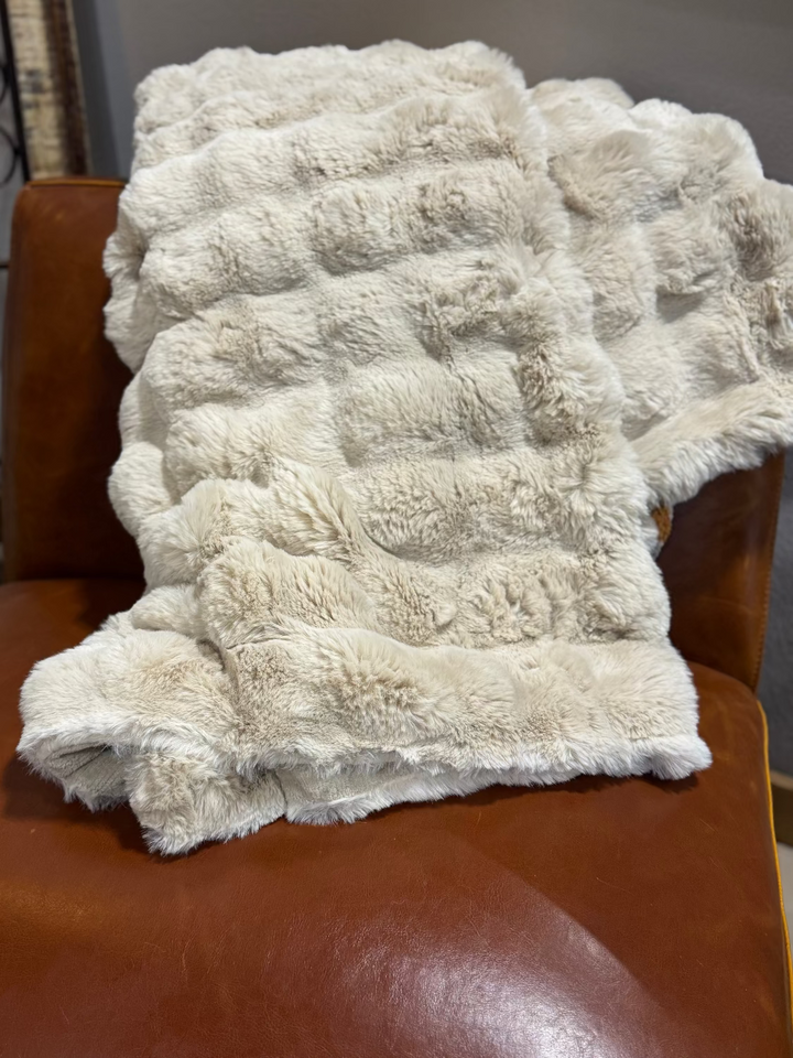 Faux Fur Throw Blanket