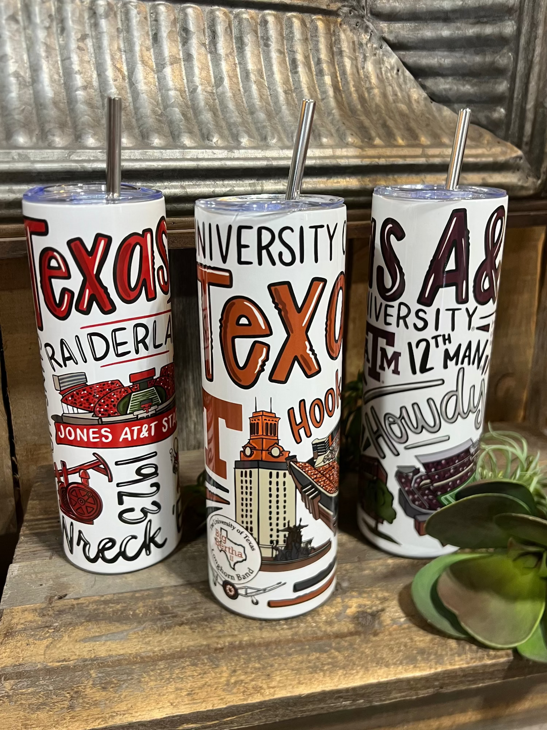 Collegiate Icon Tumblers by Glory Haus
