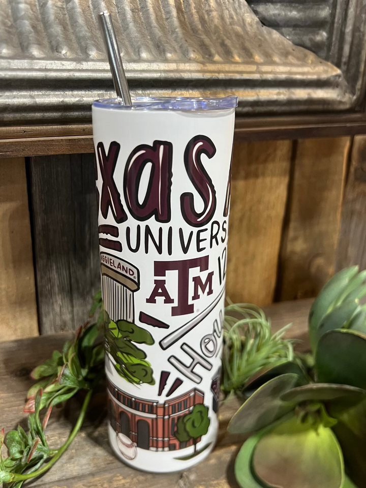 Collegiate Icon Tumblers by Glory Haus