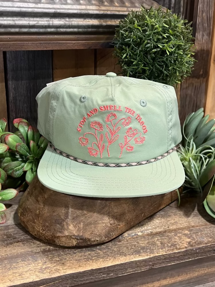 Stop & Smell the Tacos Cap