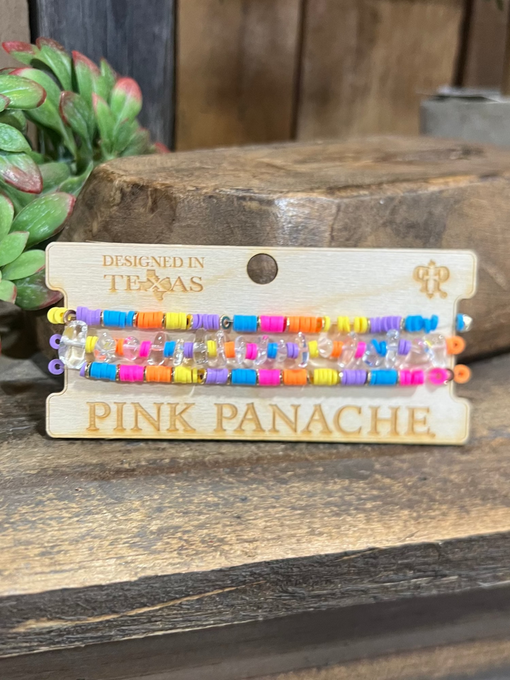 Thedra 3 Strand Colorful Bracelet
