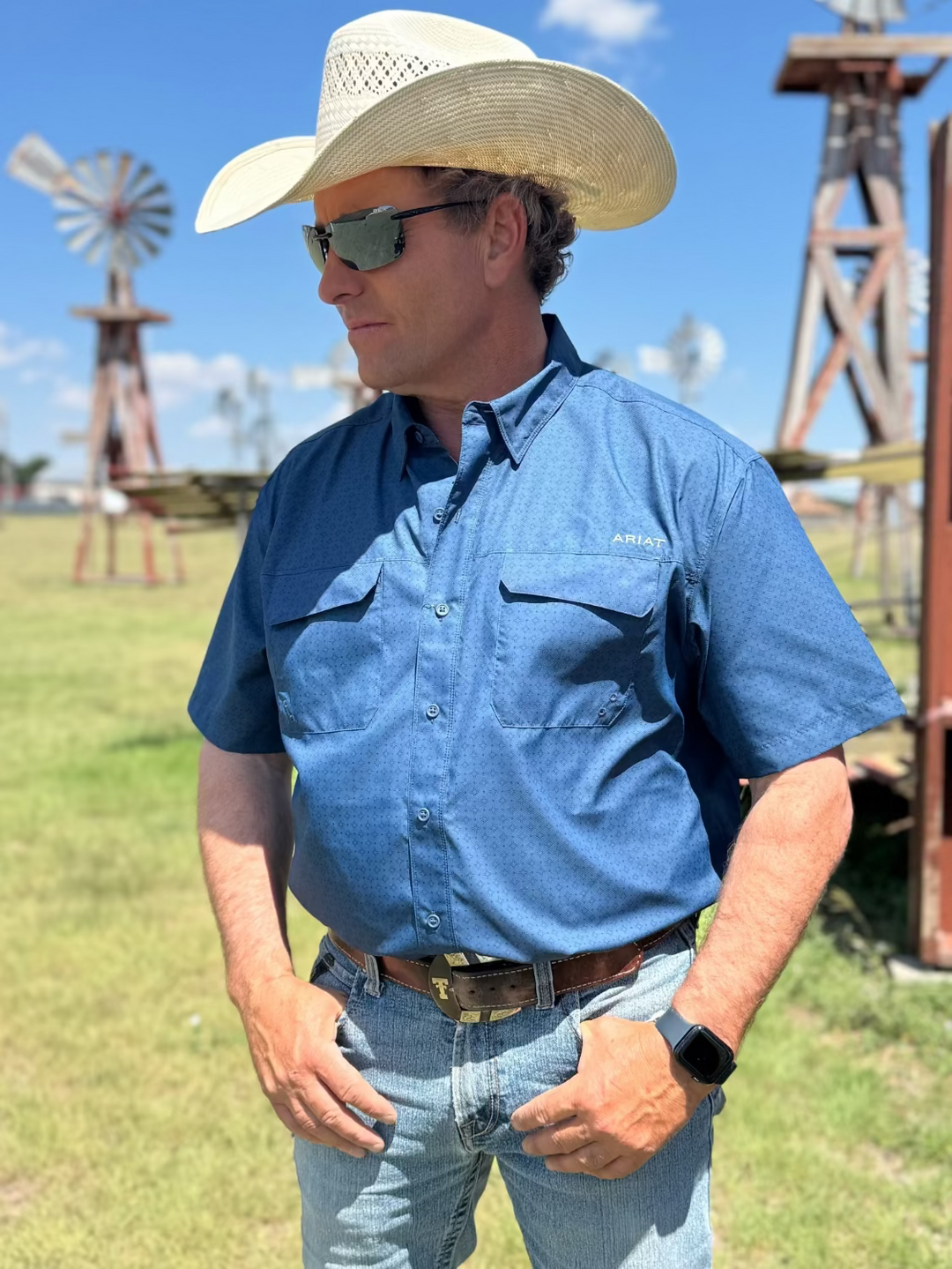 Brey Printed Ven Tek Outbound Shirt by Ariat