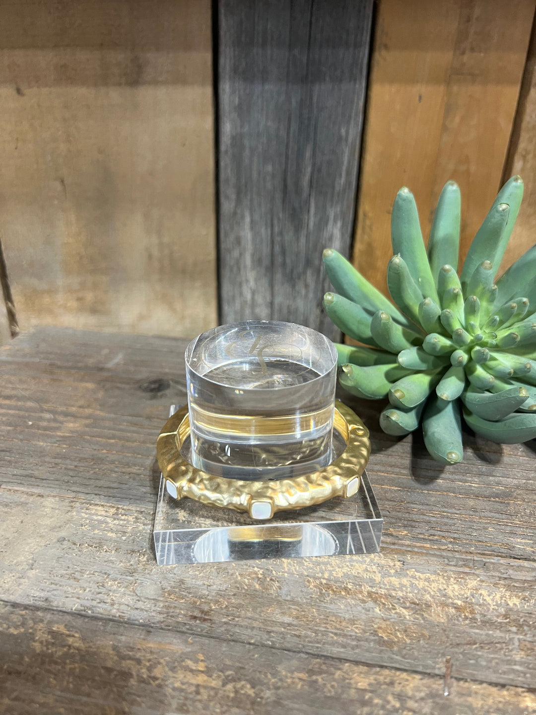 Paris Hammered Gold Bracelet
