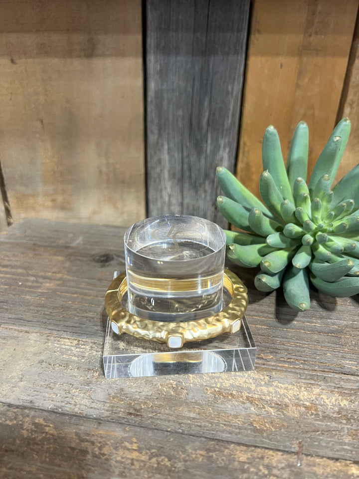 Paris Hammered Gold Bracelet