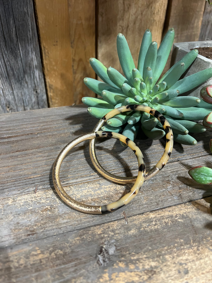 Leo Tortoise Bangle Bracelet Set