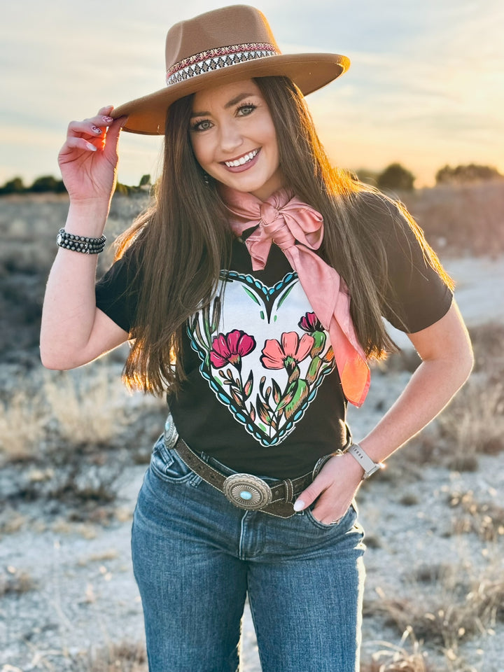 Lauren's Western Heart Graphic Tee by Texas True Threads