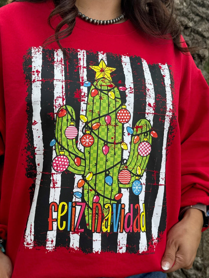 Feliz Navidad Graphic Tee by Texas True Threads