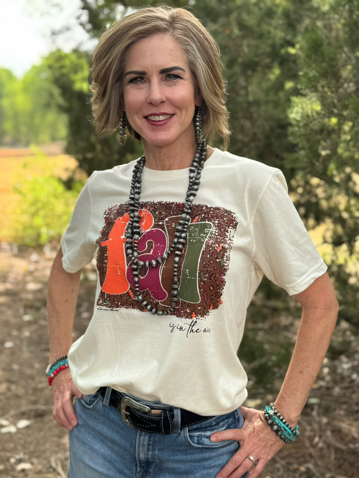 Fall Leopard Graphic Tee by Texas True Threads