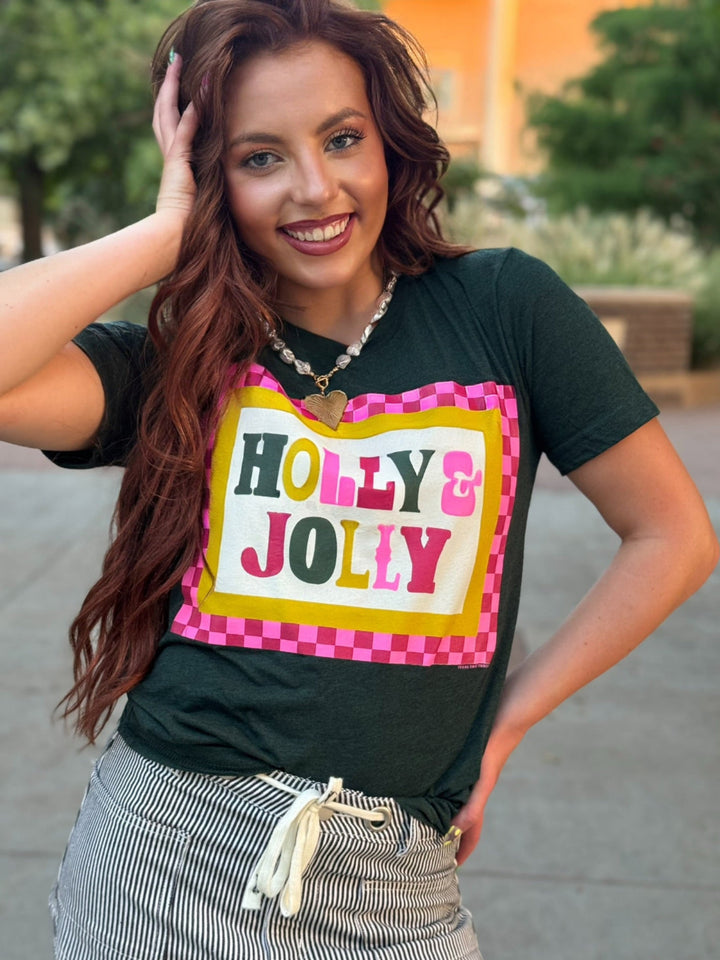Holly Jolly Graphic Tee by Texas True Threads