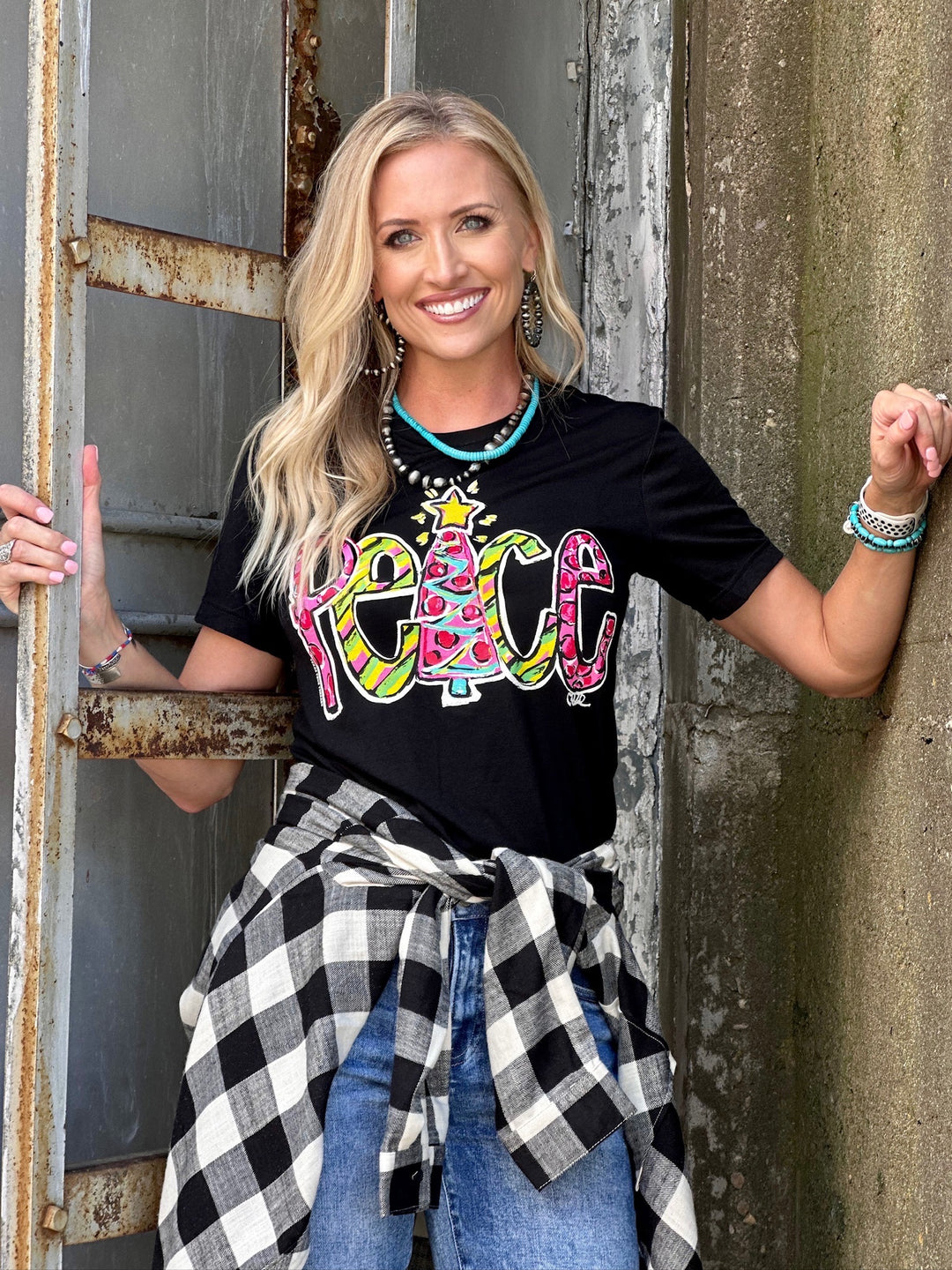 Callie's Peace Graphic Tee by Texas True Threads