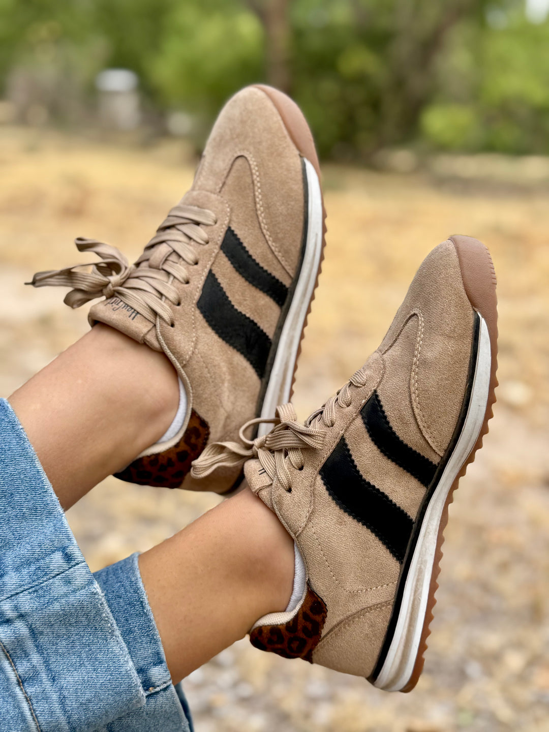 Run It Back Camel Sneakers by Corkys