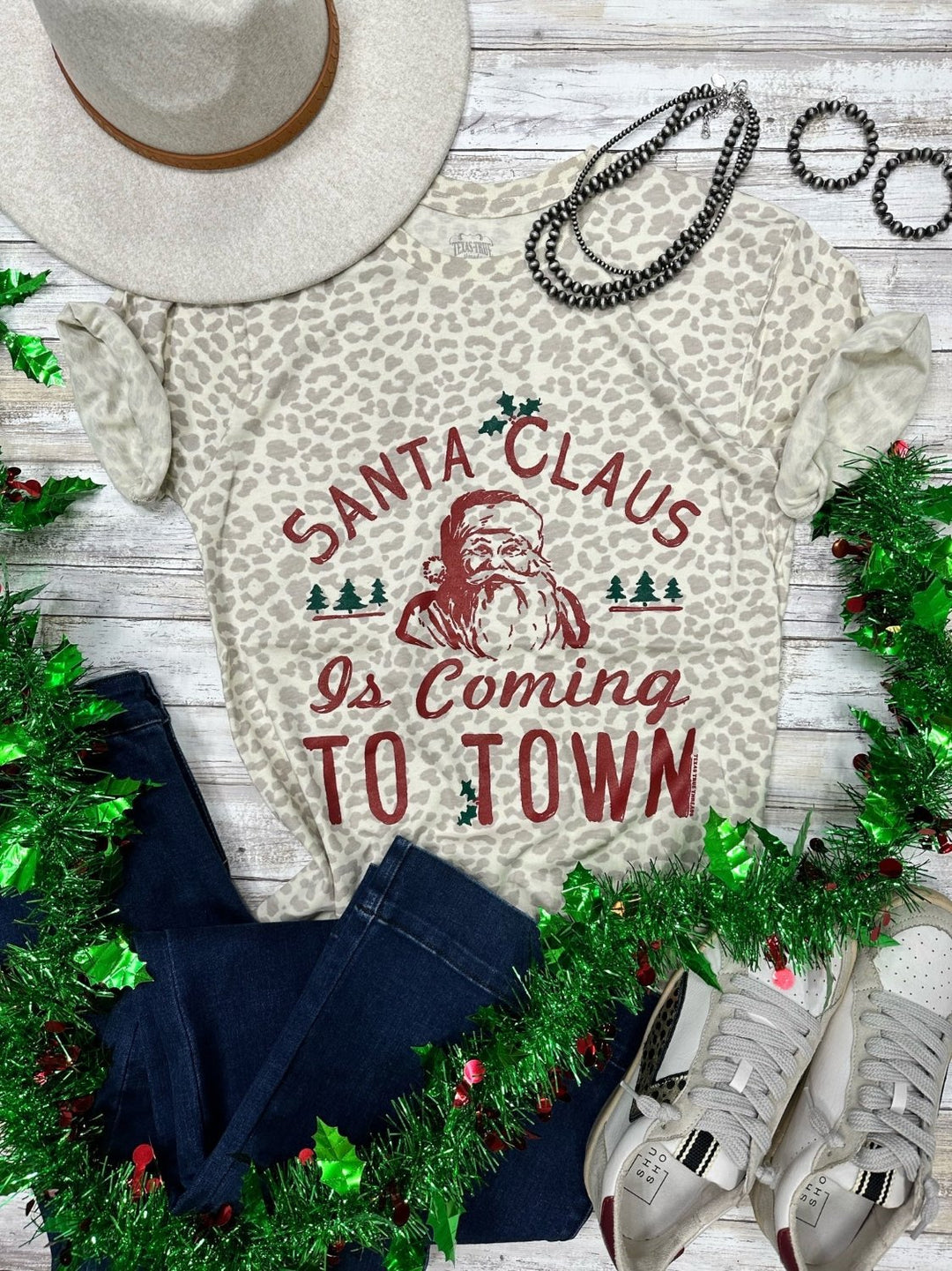 Santa Claus is Coming to Town Graphic by Texas True Threads