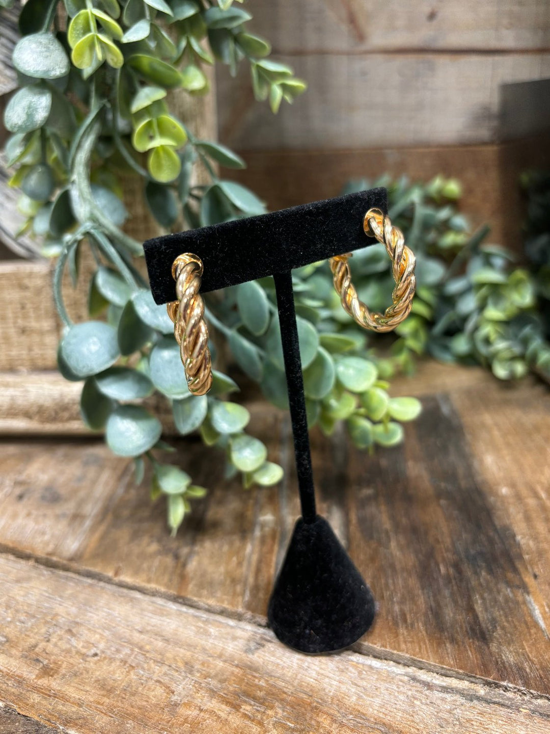 Sherman Twisted Hoop Earrings