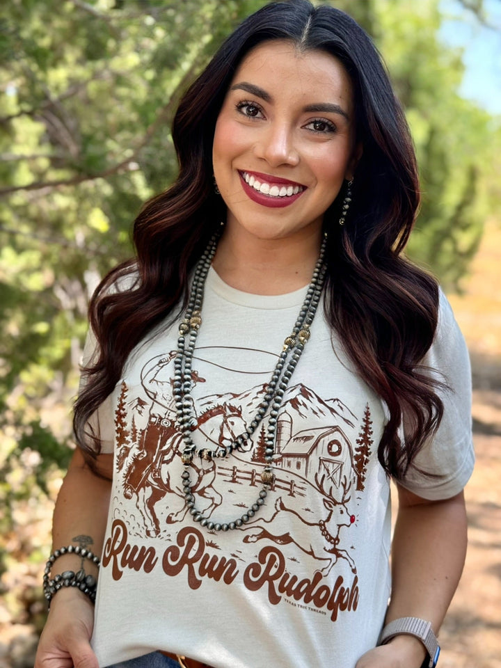 Run Run Rudolph Graphic Tee by Texas True Threads