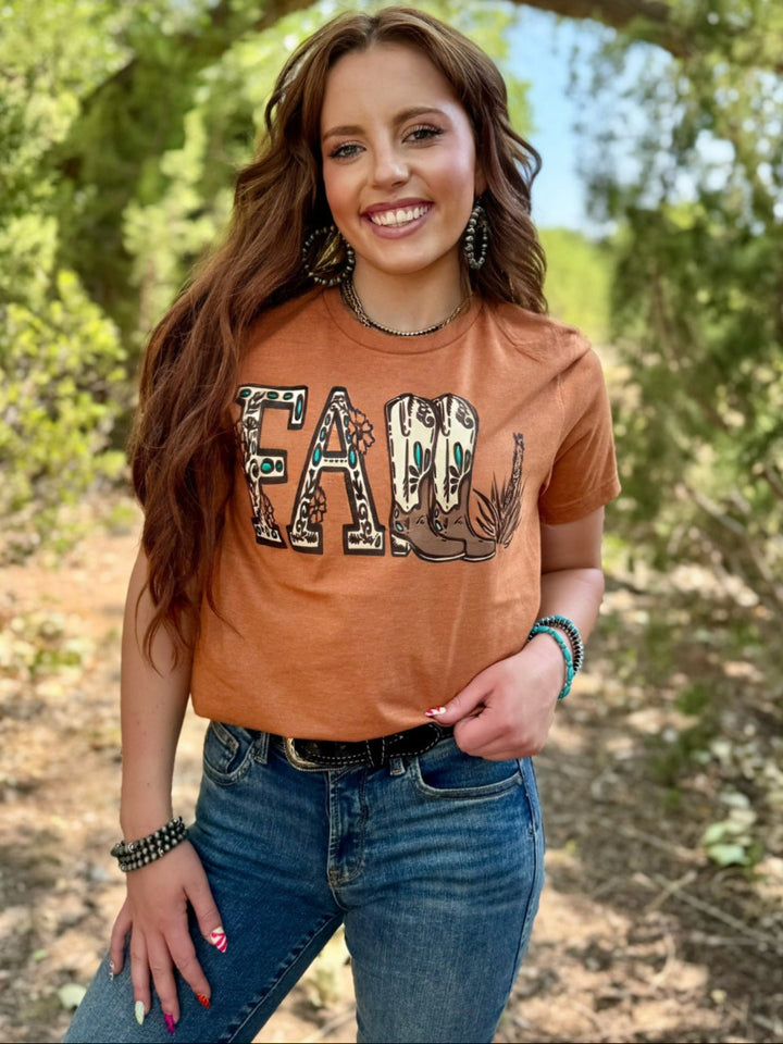 Laurens Western Fall Boots Graphic Tee by Texas True Threads