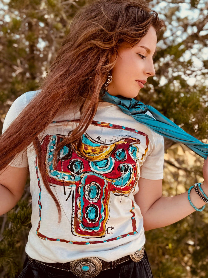 Callies Back in the Saddle Graphic Tee by Texas True Threads