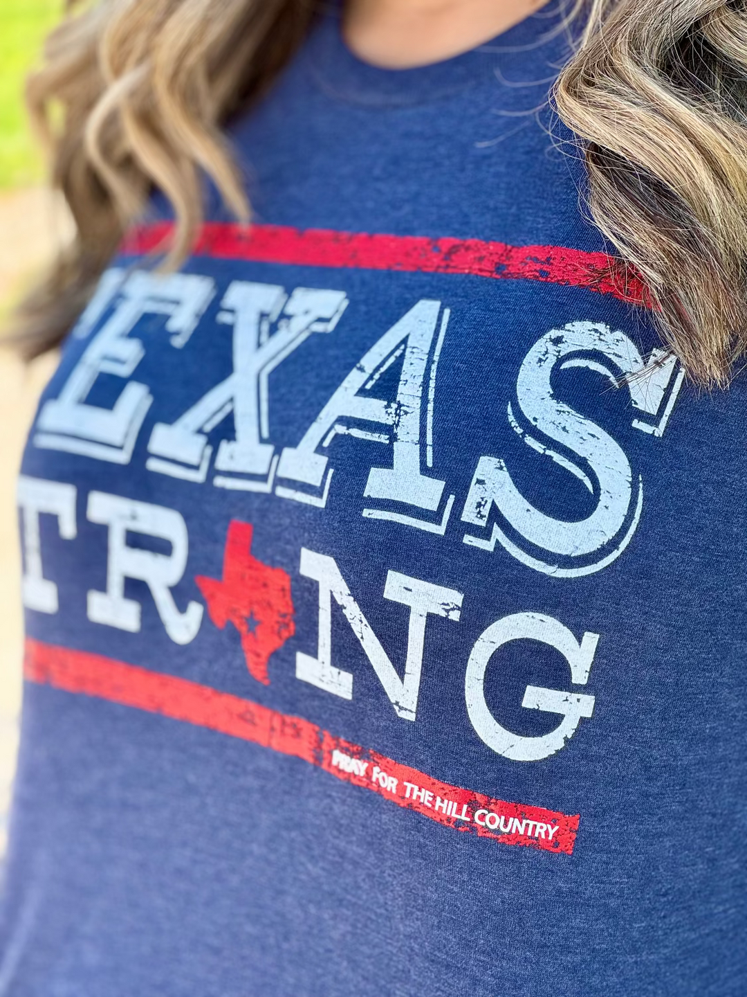 Texas Strong Pray for Hill Country Tee by Texas True Threads