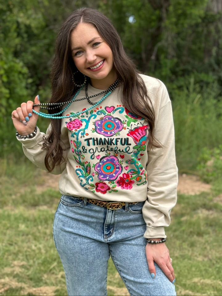 Callie's Thankful & Grateful Graphic by Texas True Threads