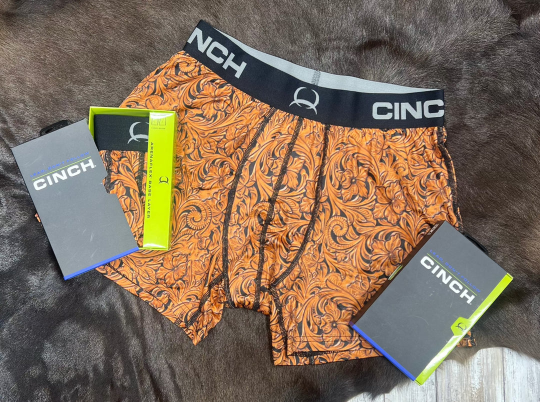 Tooled Leather Men's Loose Boxer Briefs by Cinch