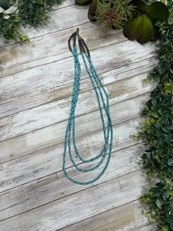 Kelly Turquoise Layered Necklace