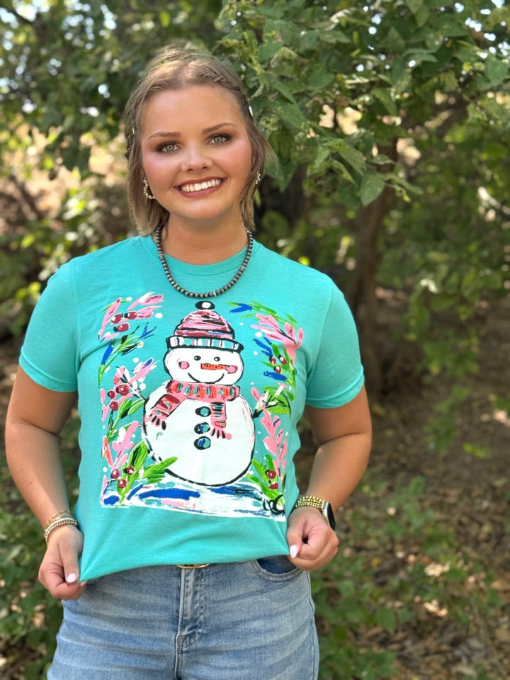 Callie's Snowman Graphic by Texas True Threads