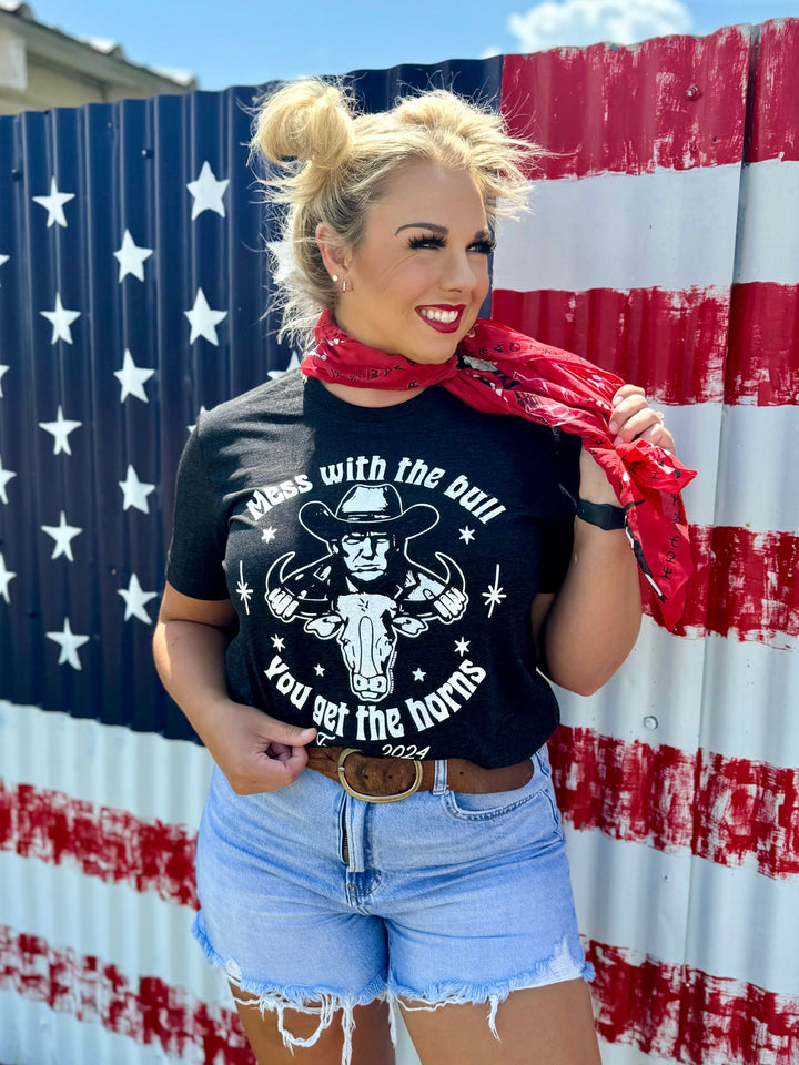 Mess with the Bull Graphic Tee by Texas True Threads