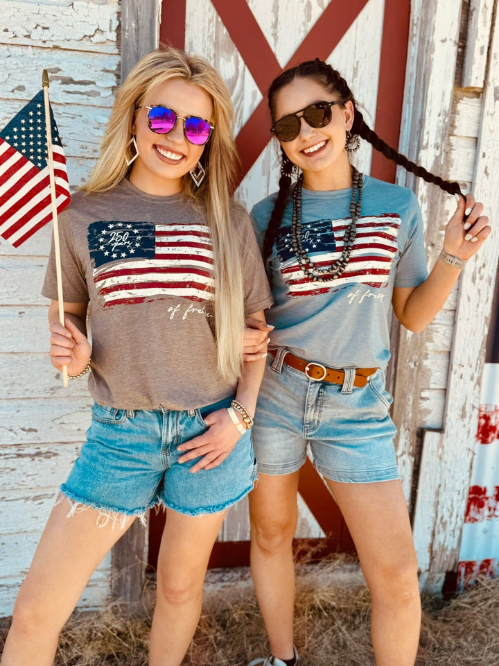 250 Years of Freedom Graphic Tee by Texas True Threads
