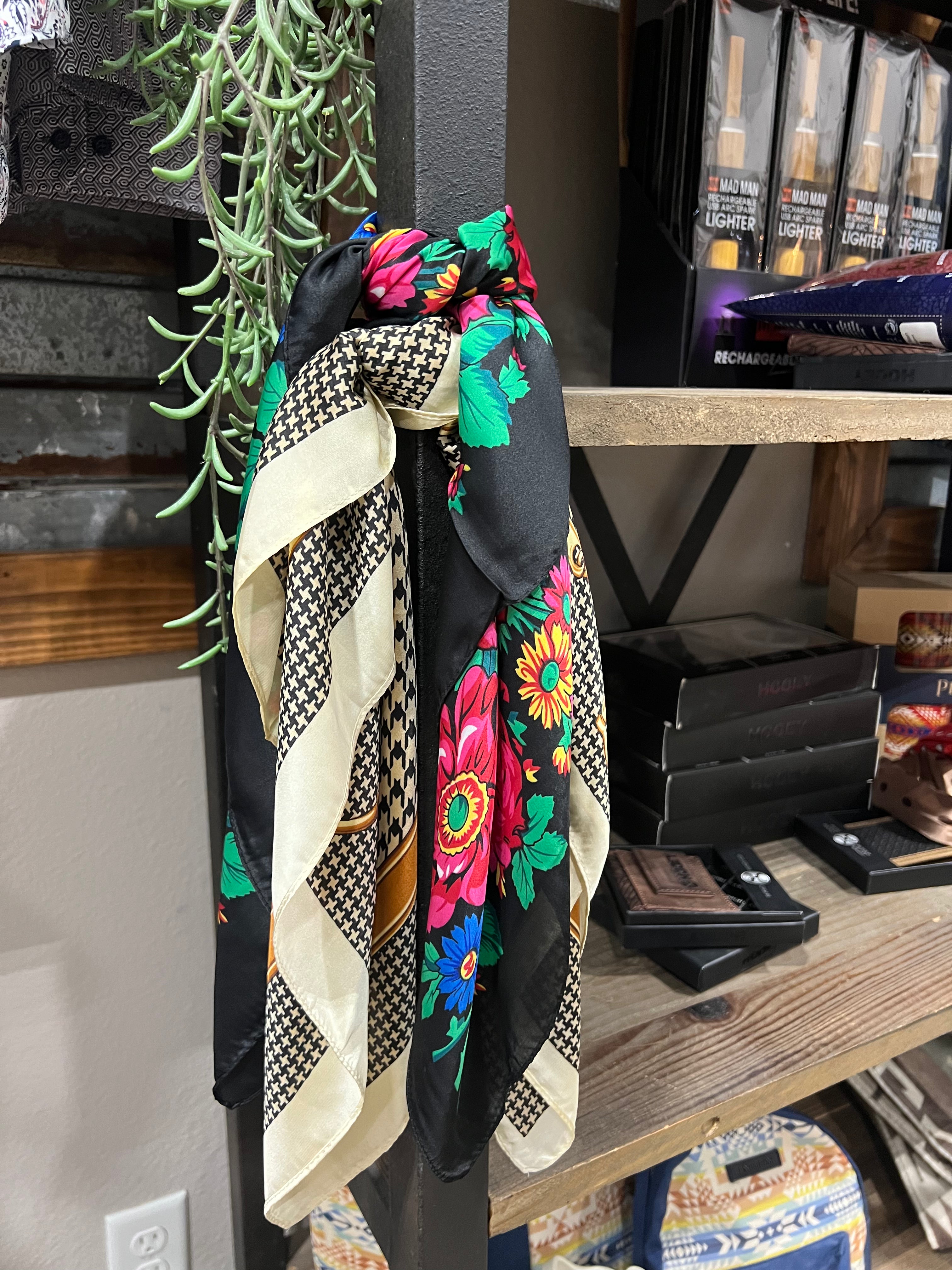 Small Silk Wild Rag by A Rare Bird – Horse Creek Boutique