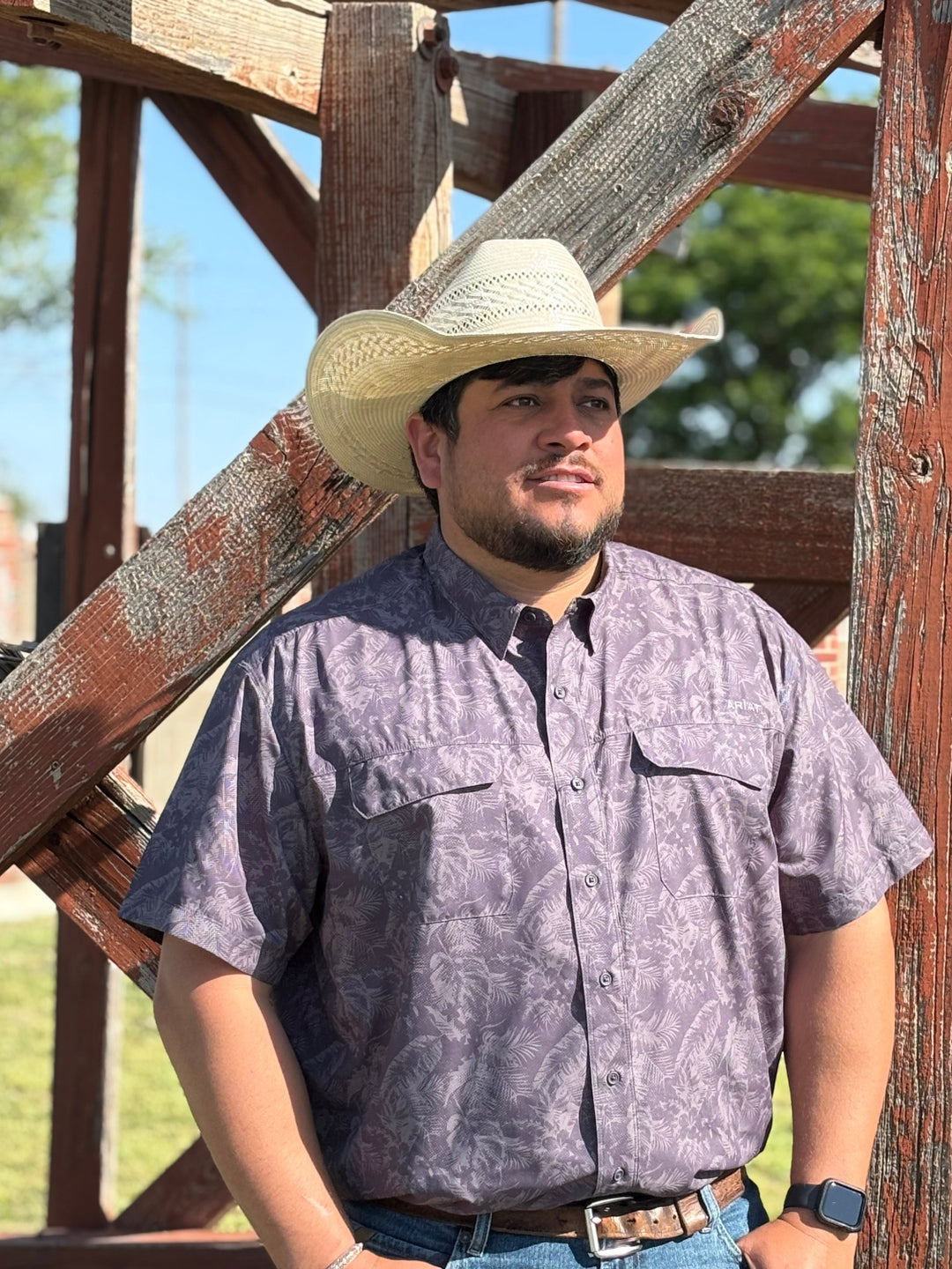 Andrew Tropical Print VentTek Outbound Classic Fit Shirt by Ariat